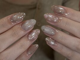 春のローズネイル