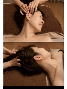 プティ ニド(Petit Nid)の写真/少し強めの圧で首肩までしっかりケア！脳＆眼精疲労解消☆
