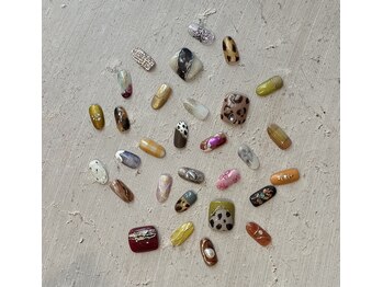 べリンダ 高崎店(BELINDA)の写真/【当店No1ラグジュアリーコース】定額はシンプルからフルアートまで多彩なデザイン♪持ち込みデザインも◎