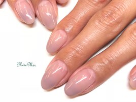 エアーブラシグレーネイル