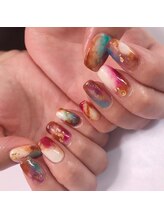 インビテーション(invitation)/カラフルニュアンスネイル☆