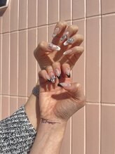 Mネイルアンドカフェ シェレステ/V French