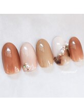 たゆ ネイル(たゆnail)/べっ甲ニュアンスネイル