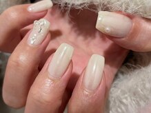 ニコルネイル(nicole nail)/ホワイトミラーネイル