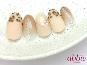 ネイルサロンアビー 北千住店(abbie)/マットレオパード¥13035