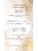 美門/フェイシャルオプション