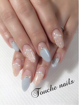 トゥーシェネイルズ(Touche'nails)/お客様ネイル　6000円