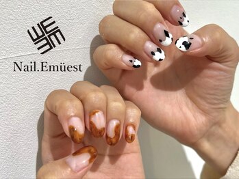 ネイル エミュスト(Nail Emuest)/秋ネイル/mai