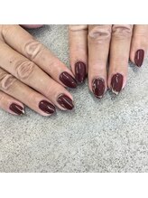 クレア(CLEA)/ボルドー×ゴールドミラー