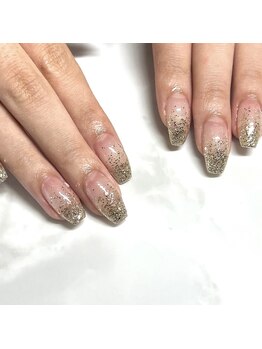 ニアウネイル(niau nail.)/ラメグラデーション