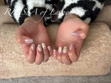 リオッサ オブ ラグーン(RIOSSA of Lagoon)/フラワーミラーネイル