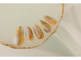 暖色ニュアンスネイル