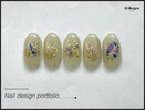押し花ネイル