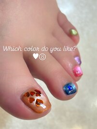 どの色にする☆マグネットネイル