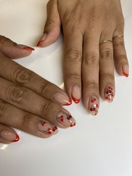 サラサネイルズ 代官山 恵比寿(sarasanails)/さくらんぼ/フレンチ