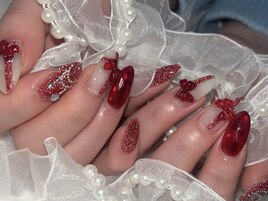 クリスマスプレゼントネイル