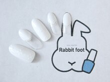 ネイルサロン ラビットフット(Rabbit foot)/レースフレンチ8980円！