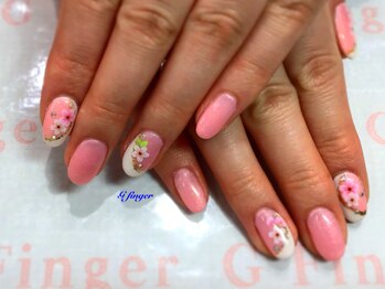 ジー フィンガー 千葉店(G)/春ネイル