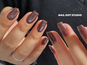 ネイルドットスタジオ 堺筋本町(NAIL DOT STUDIO)/ブラウンマグネット