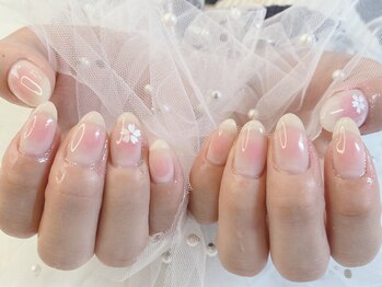 ココモ(cocomo)/チーク桜ネイル