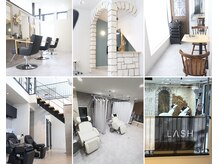 ザラッシュ バイ ディグダグ(THE LASH by digxdug.)の雰囲気（半個室に設置されたセット面はリラックスして過ごせます◎）