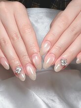 シーズネイル 那覇店(She's nail)/マグネット×ラメ