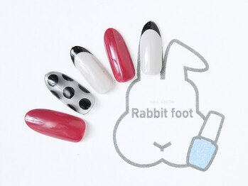 ネイルサロン ラビットフット(Rabbit foot)/ドット柄8980円！
