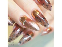 プライベートネイルサロン モリ(Private Nail Salon MORI)の雰囲気（マジックネイルとレオパード柄！）