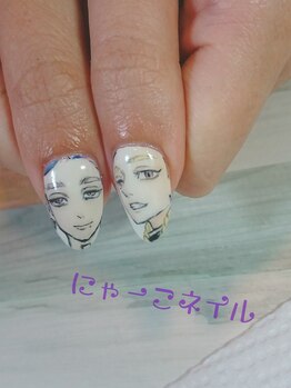 にゃーこネイル/痛ネイル☆持ち込みデザイン