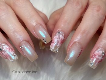 オーロラ／フラワーネイル