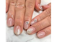 サロンドルリネイル(salon de Ruri nail)/上品ビジューネイル♪