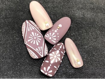 ネイリックス アヴェニール(NAILX avenir)/刺繍ネイル