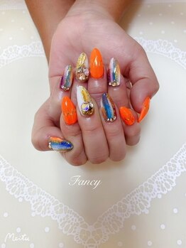 ネイルサロンファンシー(Fancy)/オレンジネイル