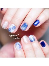 たゆ ネイル(たゆnail)/ネイビーニュアンスネイル