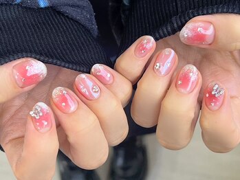 ネイルマジック 仙台一番町店(NAIL MAJIC)/ショートワンホンネイル