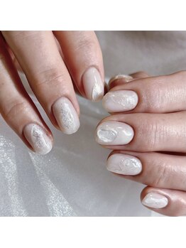 オテテ アイアンドハンド(otete eye&hand)/お任せ【ホワイトネイル】