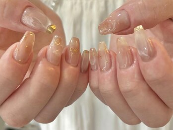 アイネイルズ 渋谷店(I nails)/【Karin.m】ピンクゴールド