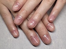 パープルの爪屋/甘皮コース/うる艶仕上げコース