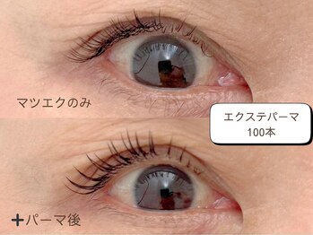 パム アイラッシュアンドブロウ(pam)/LEDマツエク100本ナチュラル