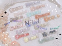 アンフィニ(INFINI)の雰囲気（ワンカラー,フレンチ,定額,やり放題etc豊富なフットネイル）