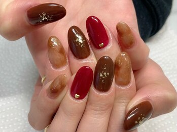 アイラッシュアンドネイル ブルーミン(Bloomin)/ブラウン系ネイル