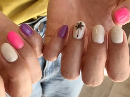 ヤシの木ネイル