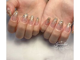 ラメグラデーションネイル