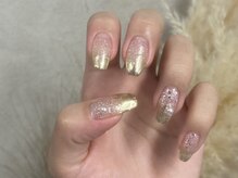 アバネイル 名駅店(AVA NAIL)/【グリッターミラーパール】