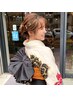 【卒業式】袴＆ヘアセット　21,000-※ご予約はお電話にてお願い致します♪