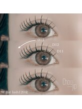 シュシュジプ(Chou2jip)/W flat lash120束☆