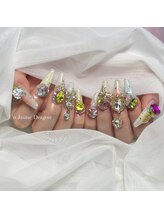 アン ジョーヌドラゴ/【ロングネイル】カラフルネイル