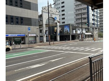 アイラ 岡山店(EYELA)/《路面電車城下駅》道案内1/7