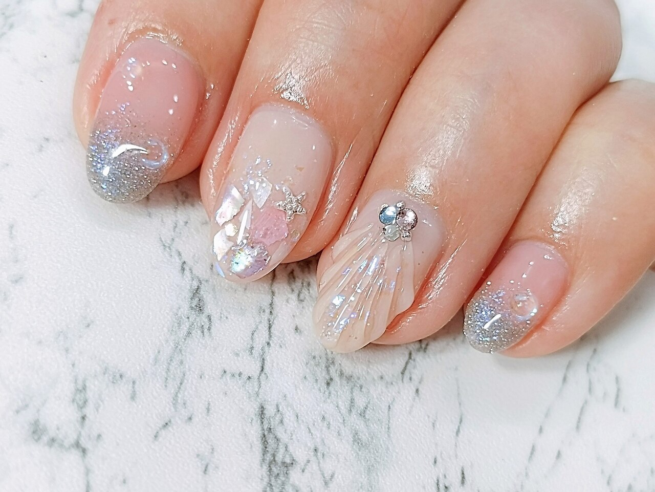ネイル基礎 グラデーション - zero_mam_nailのネイルデザイン[No.8244676
