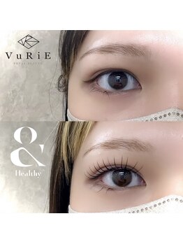 ヴリエ 豊田店(VURIE)の写真/人気急上昇中!【最新技術&Healthy(アンドヘルシー)♪エクステ×パーマ】下がりまつげも根本からぱっちり★